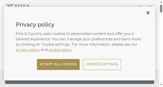 Screenshot of fineandcountry.de