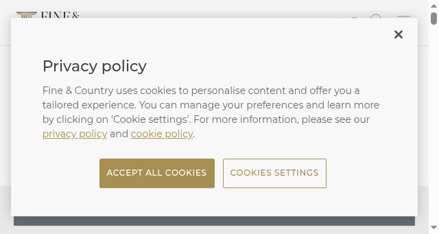 Screenshot of fineandcountry.pt