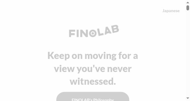 Screenshot of finolab.co.jp