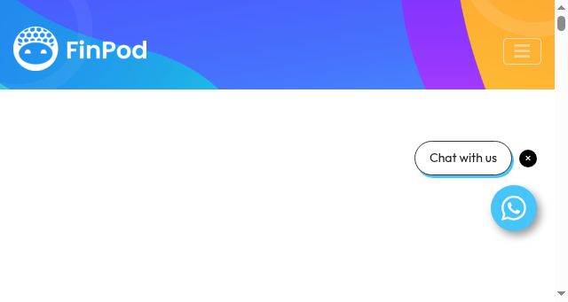 Screenshot of finpod.io