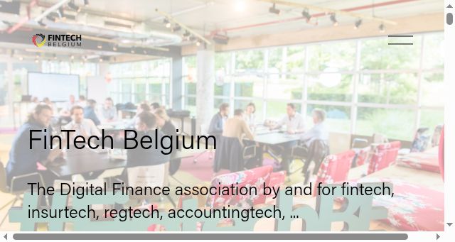 Screenshot of fintechbelgium.be