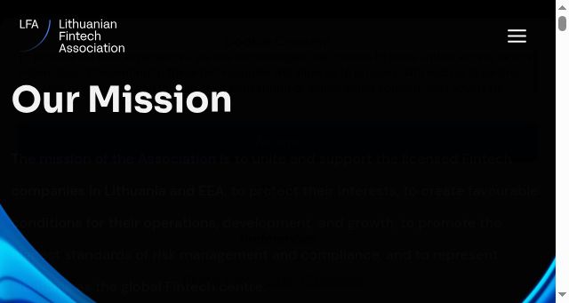 Screenshot of fintechhub.lt