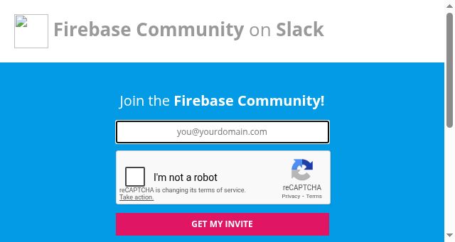 Screenshot of firebase.community