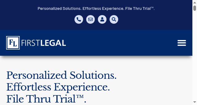 Screenshot of firstlegal.com