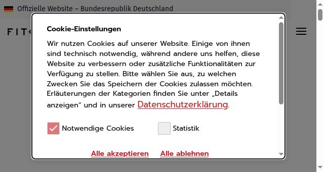 Screenshot of fitko.de