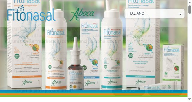 Screenshot of fitonasal.it