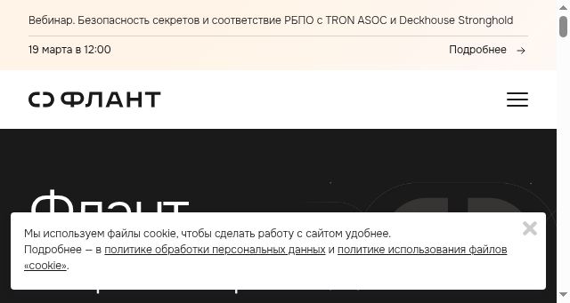 Screenshot of flant.ru