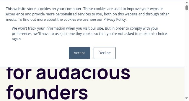 Screenshot of flashpoint.capital