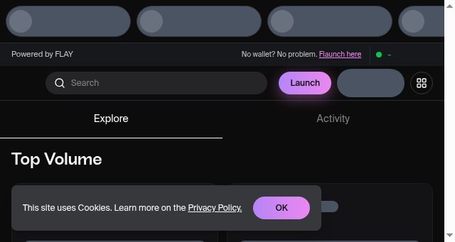 Screenshot of flaunch.gg