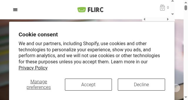 Screenshot of flirc.tv