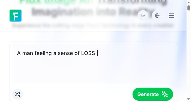 Screenshot of fluximageai.com