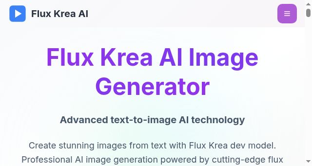 Screenshot of fluxkrea.online