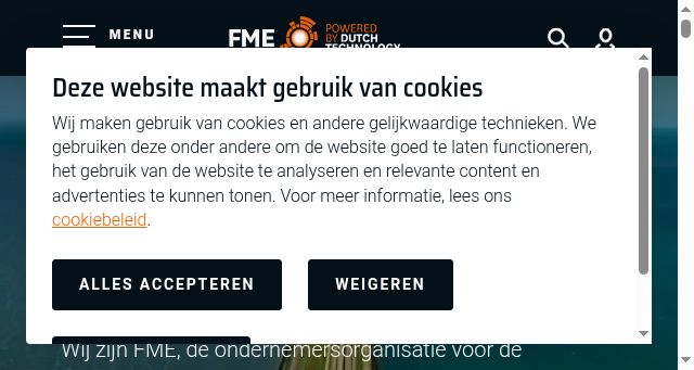 Screenshot of fme.nl