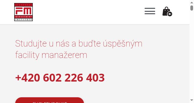 Screenshot of fminstitute.cz