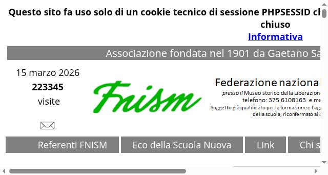 Screenshot of fnism.it