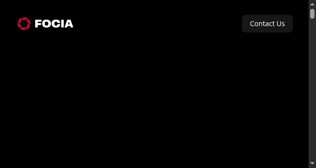 Screenshot of focia.io