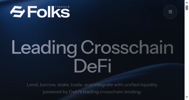 Screenshot of folks.finance