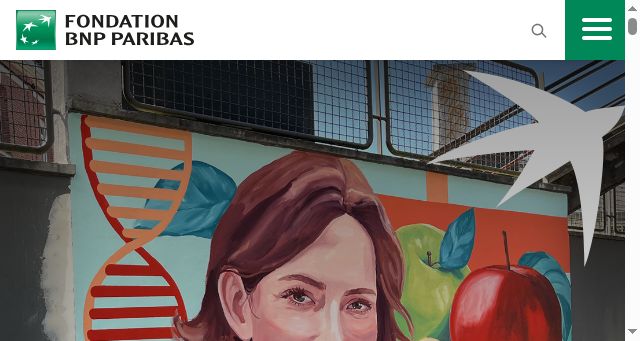 Screenshot of fondation.bnpparibas