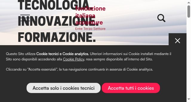 Screenshot of fondazioneaccenture.it