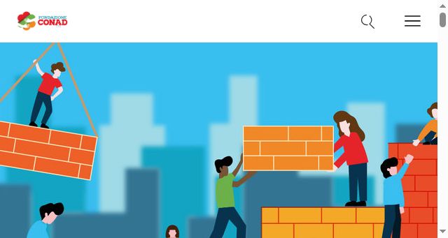 Screenshot of fondazioneconadets.it