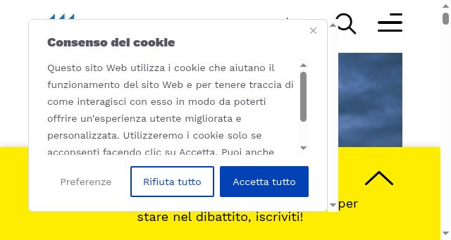 Screenshot of fondazionefeltrinelli.it