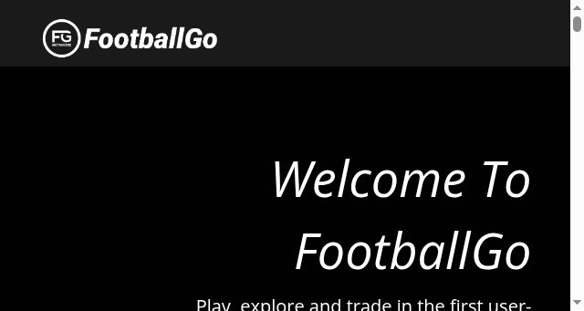 Screenshot of footballgo.io