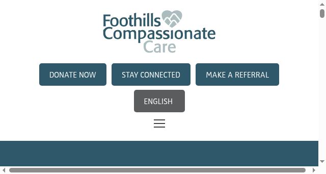 Screenshot of foothills-cares.org