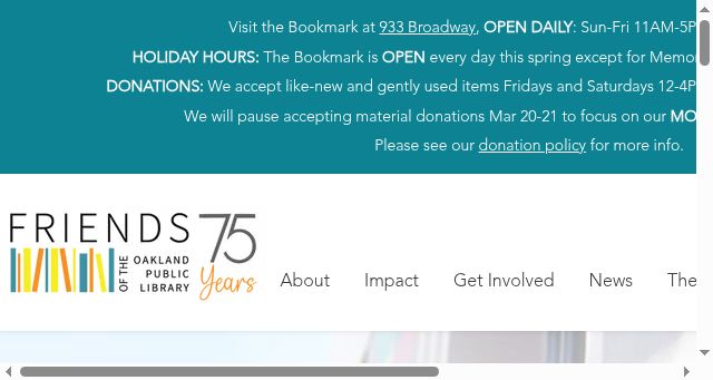 Screenshot of fopl.org