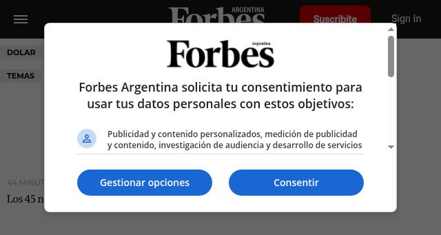 Screenshot of forbesargentina.com