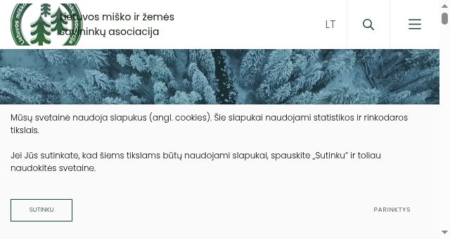 Screenshot of forest.lt