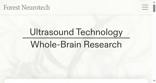 Screenshot of forestneurotech.org