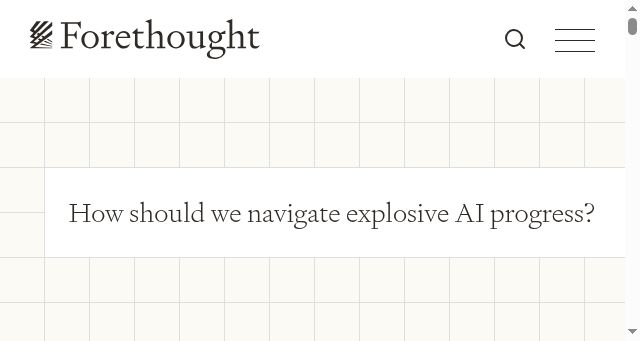 Screenshot of forethought.org