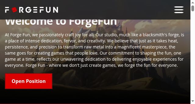 Screenshot of forgefun.io