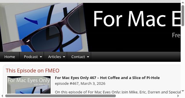 Screenshot of formaceyesonly.com