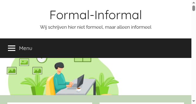 Screenshot of formal-informal.eu