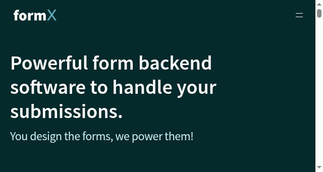 Screenshot of formx.stream