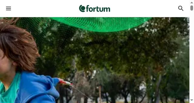 Screenshot of fortum.com