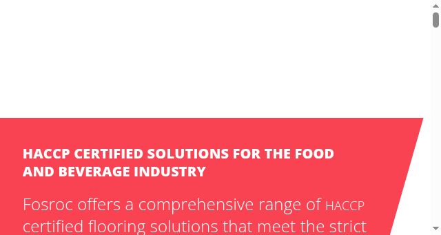 Screenshot of fosroc.com.au