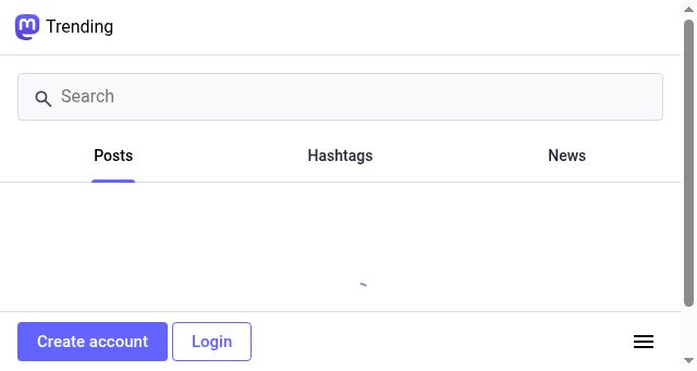 Screenshot of fosstodon.org