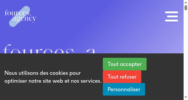 Screenshot of fources.agency