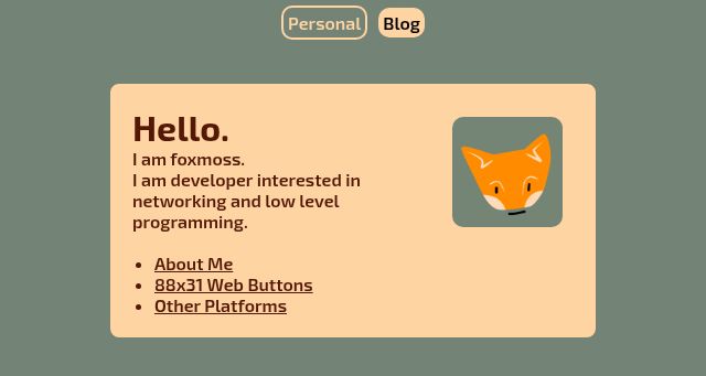 Screenshot of foxmoss.com