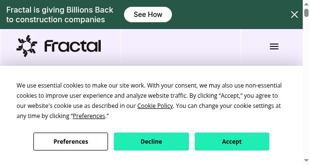 Screenshot of fractalpay.com