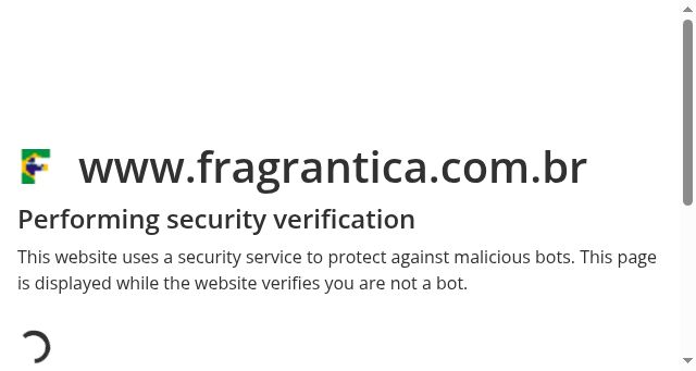 Screenshot of fragrantica.com.br