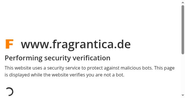 Screenshot of fragrantica.de