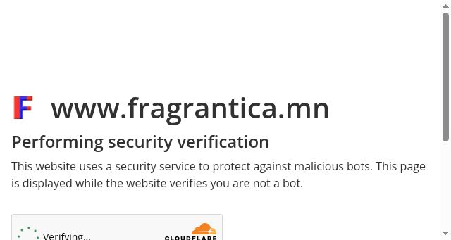 Screenshot of fragrantica.mn