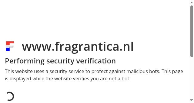 Screenshot of fragrantica.nl