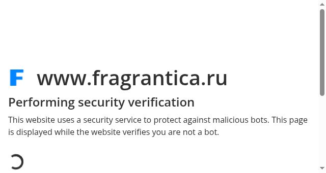 Screenshot of fragrantica.ru