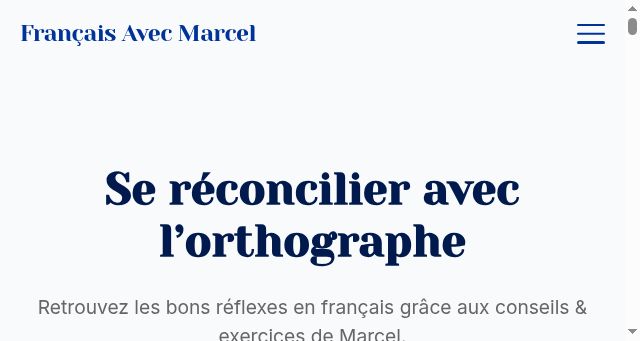 Screenshot of francaisavecmarcel.fr