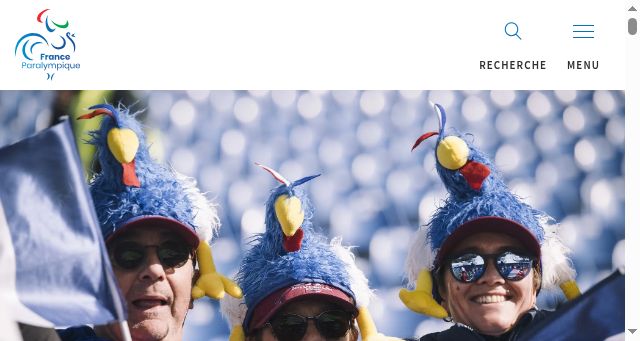 Screenshot of france-paralympique.fr