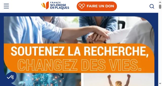 Screenshot of france-sclerose-en-plaques.org